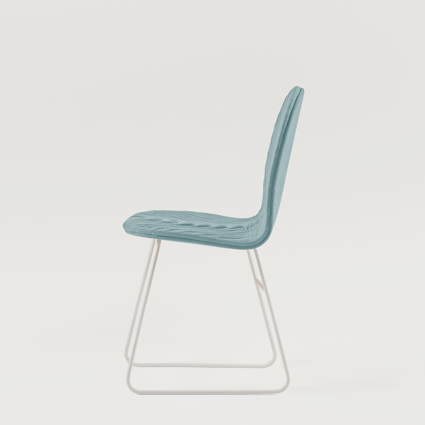 Chair Mannequin 02 White - Light Blue