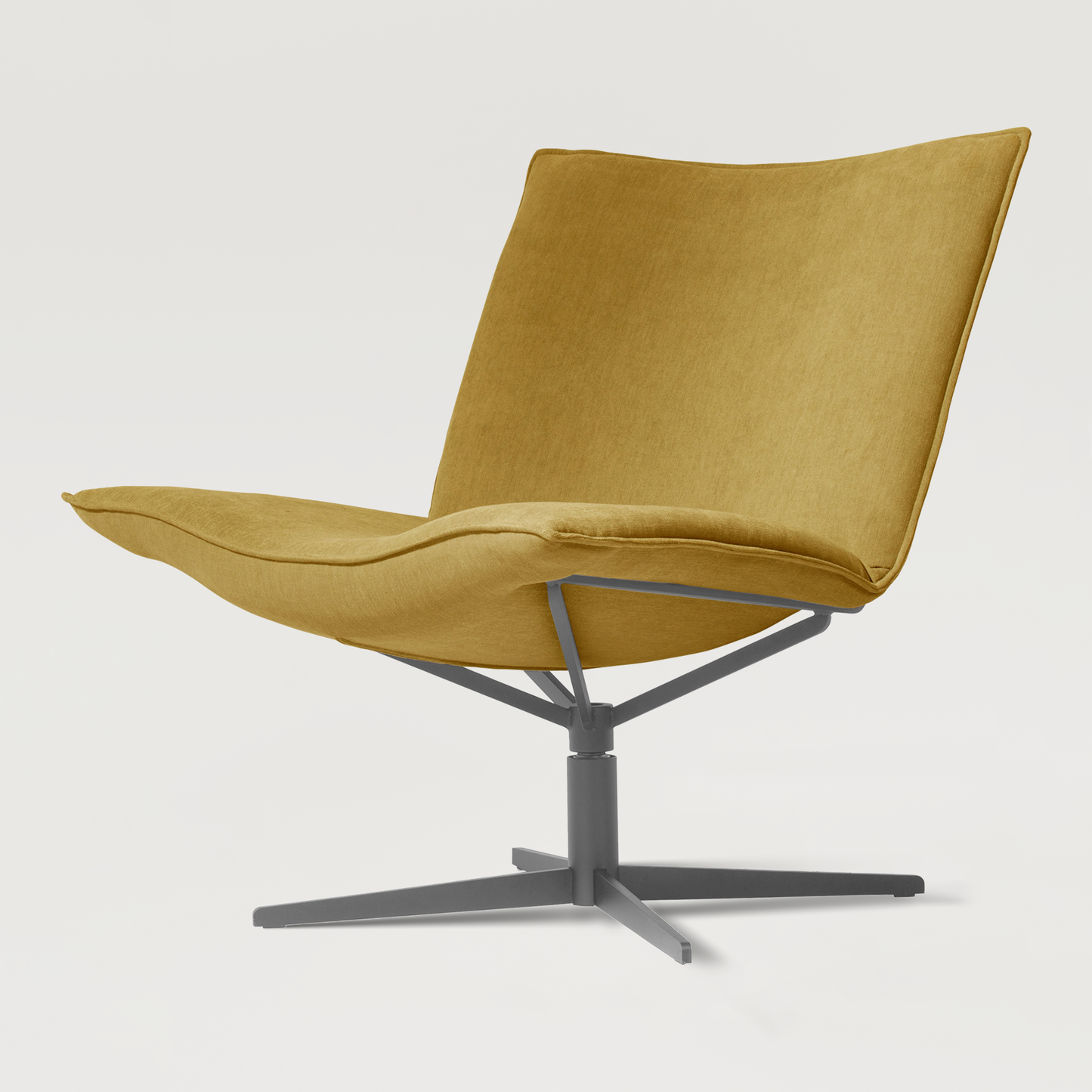 Armchair Mac.B Grey - Mustard