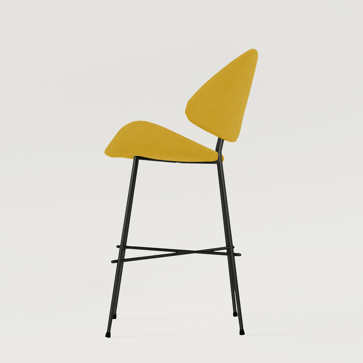 Bar stool Cheri Bar Trend Low - Mustard