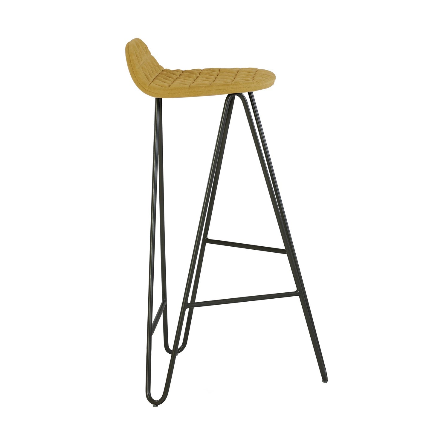 Bar stool Mannequin Bar 02 High - Mustard