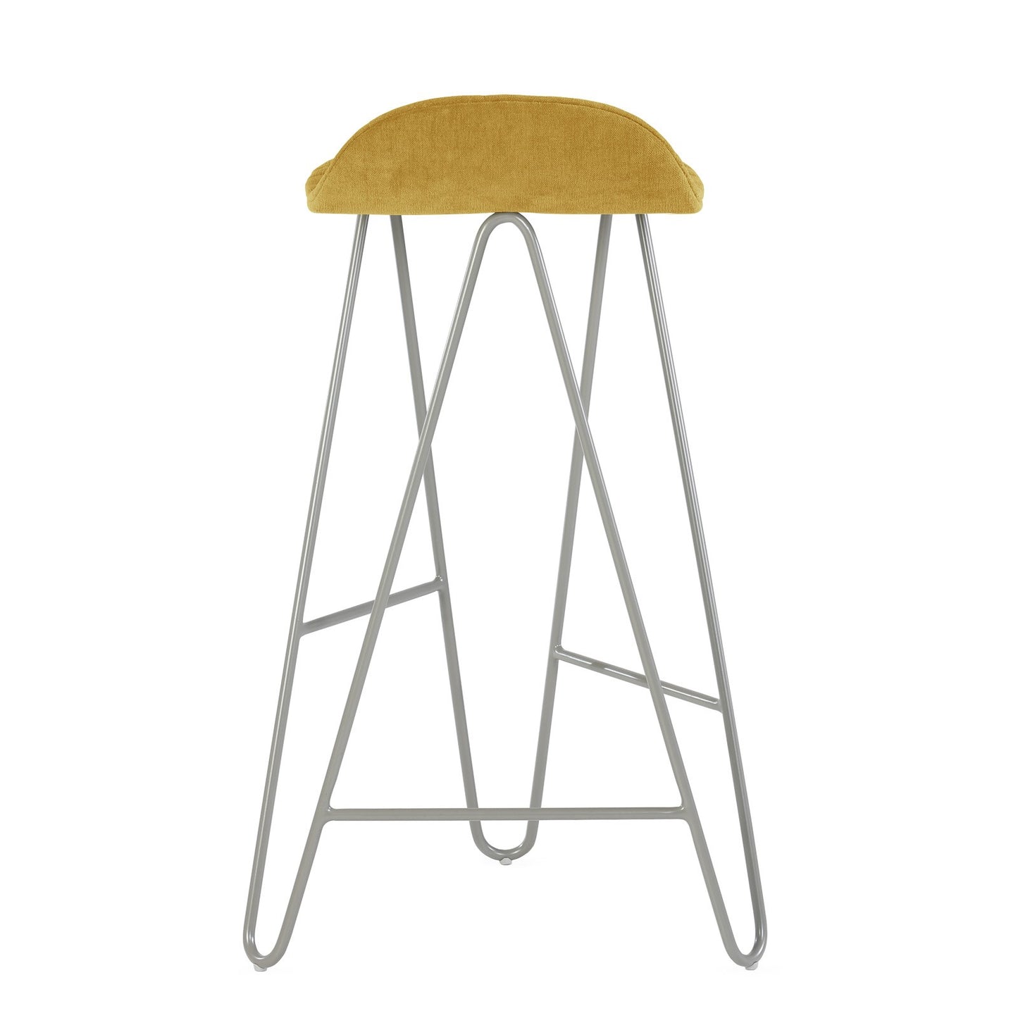 Bar stool Mannequin Bar 02 High - Mustard