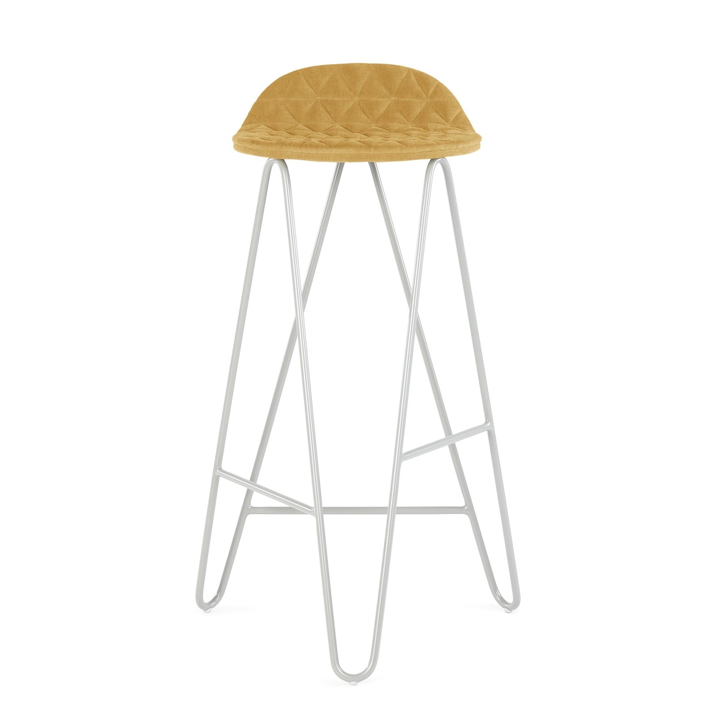Bar stool Mannequin Bar 02 High - Mustard