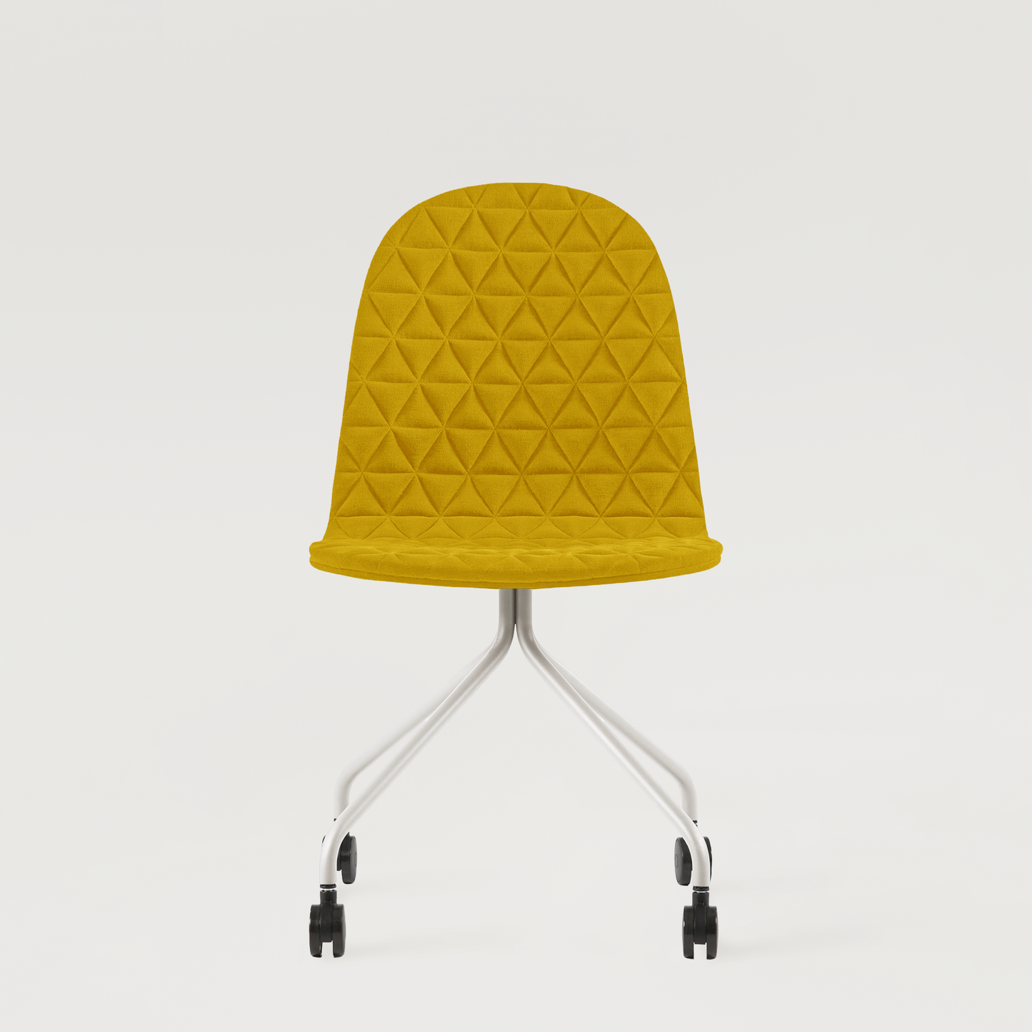 Chair Mannequin 04 White - Mustard
