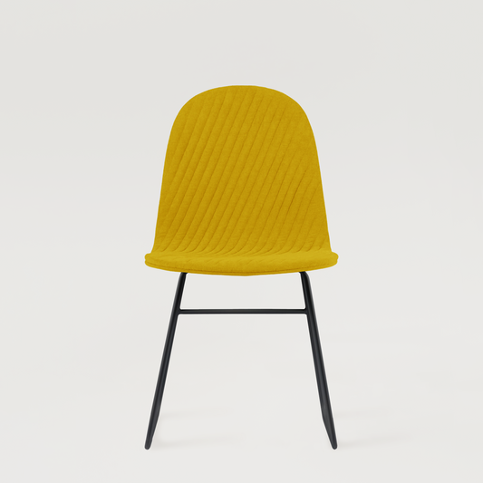 Chair Mannequin 02 Black - Mustard