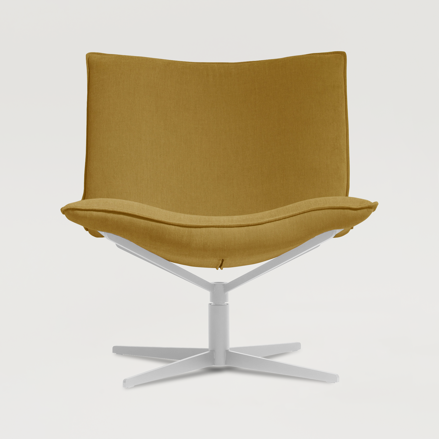 Armchair Mac.B White - Mustard