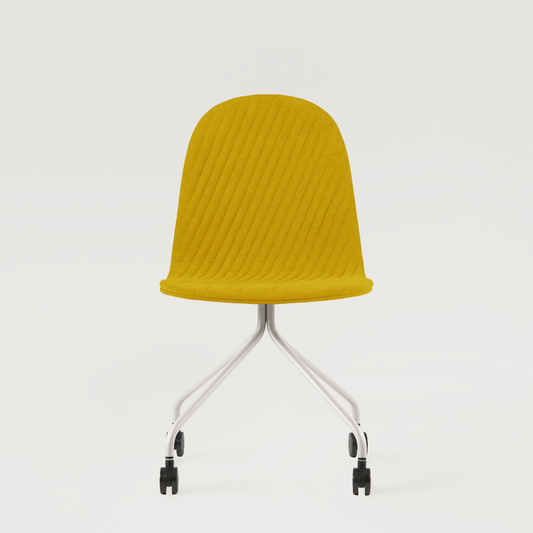 Chair Mannequin 04 White - Mustard