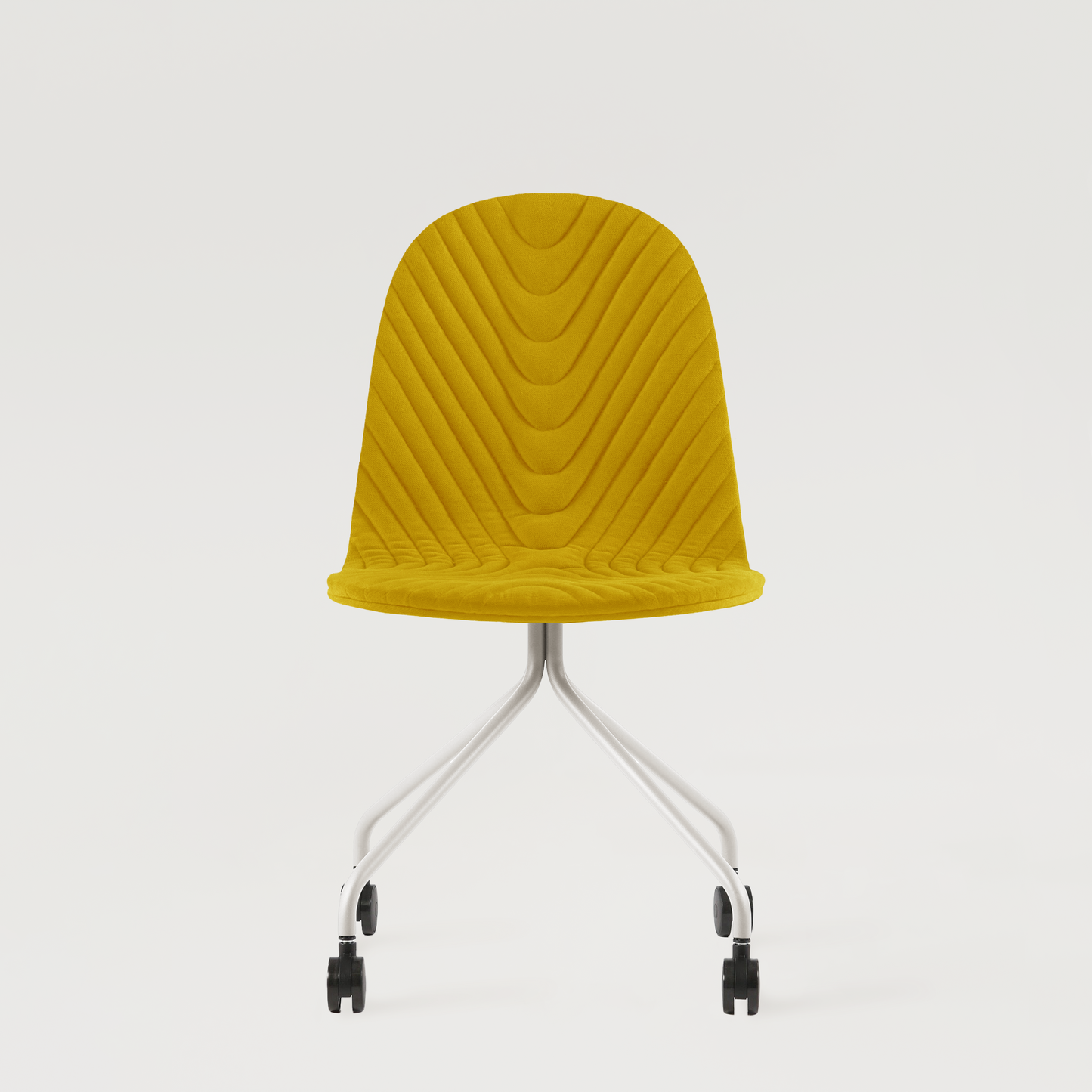 Chair Mannequin 04 White - Mustard