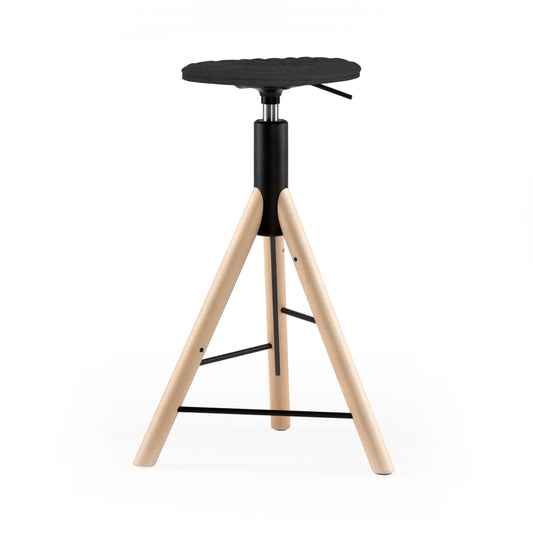 Bar stool Mannequin Bar 01 natural - Dark Grey