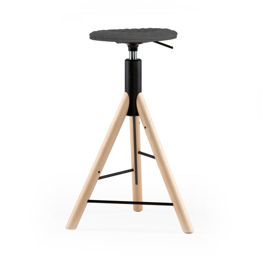Bar stool Mannequin Bar 01 natural - Grey